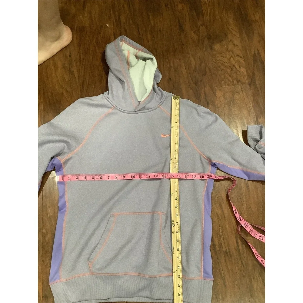 Nike Therma-Fit Women's Pullover Hoodie Sweatshirt Light Purple XL